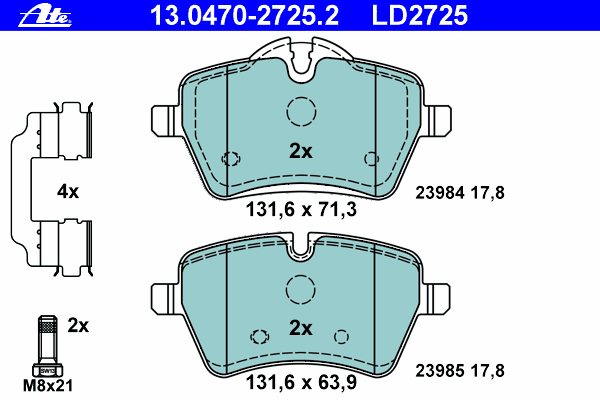 Compre 34119808705 BMW Sapatas do freio dianteiras de disco