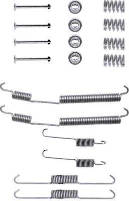 Compre 430854 Peugeot/Citroen Kit de montagem das sapatas traseiras de tambor