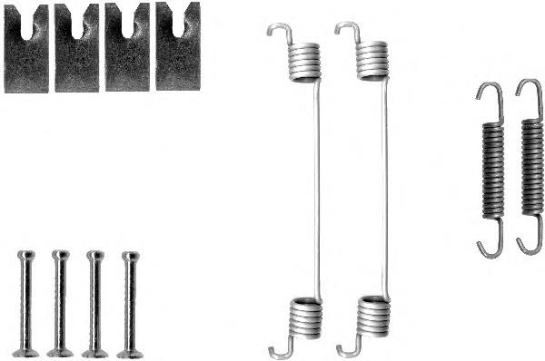 Kit de montagem das sapatas traseiras de tambor 44090AX625 Nissan/Infiniti