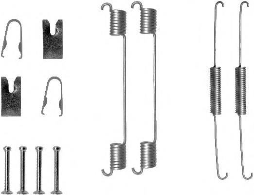 Compre 310044 ERT Kit de montagem das sapatas traseiras de tambor