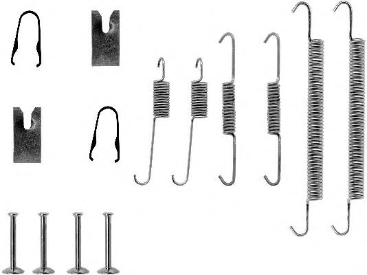 Compre 0494205020 Toyota Kit de montagem das sapatas traseiras de tambor
