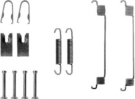 Compre 1522222 Ford Kit de montagem das sapatas traseiras de tambor