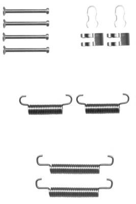 Kit de reparação dos freios traseiros Borg&beck BBK6278
