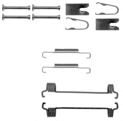 430872 Peugeot/Citroen Kit de reparação do freio de estacionamento