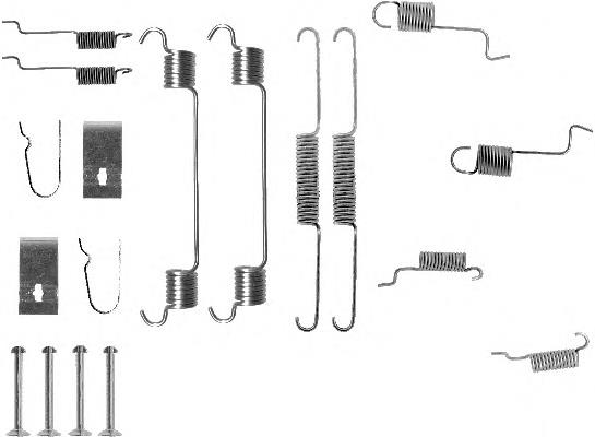 Compre D3972A Autofren Kit de reparação das sapatas do freio