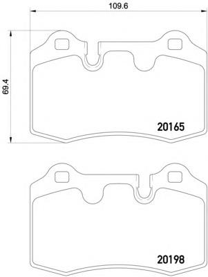 DP41909R EBC Brakes Sapatas do freio traseiras de disco