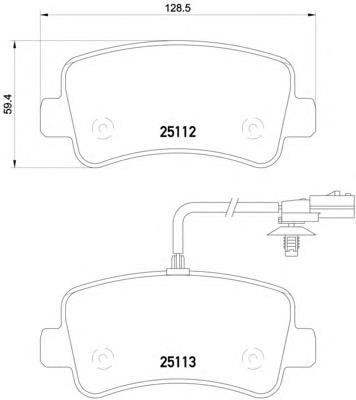 Sapatas do freio traseiras de disco 440600264R Renault (RVI)