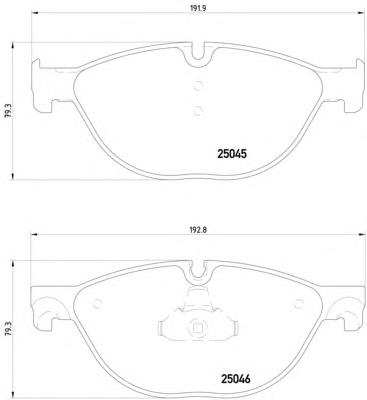 Sapatas do freio dianteiras de disco Mercedes A1020500205 preço, a partir de 60,49 USD