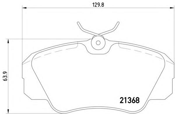 Sapatas do freio dianteiras de disco DP4002R EBC Brakes