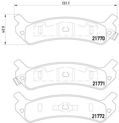 Compre SP1058 Hyundai/Kia Sapatas do freio traseiras de disco