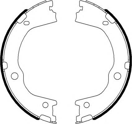 Sapatas do freio de estacionamento Hyundai/Kia 58305D3A00 preço, a partir de 33,59 USD