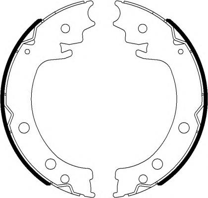 Sapatas do freio de estacionamento Suzuki 5460077K00 preço, a partir de 34,27 USD