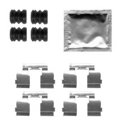 410278957R Renault (RVI) Kit de molas de fixação de sapatas de disco dianteiras