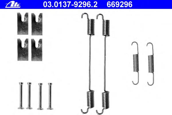 Compre 0009947691 Fiat/Alfa/Lancia Kit de montagem das sapatas traseiras de tambor