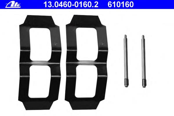 Kit de molas de fixação de sapatas de disco dianteiras A0004212891 Mercedes
