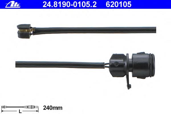 Sensor dianteiro de desgaste das sapatas do freio TRW GIC106