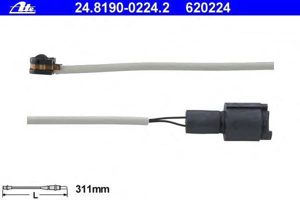 Compre 001020 Road House Sensor dianteiro de desgaste das sapatas do freio