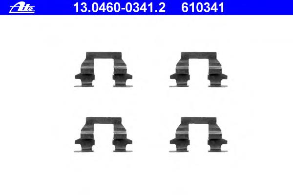 Compre 440808H325 Nissan/Infiniti Kit de molas de fixação de sapatas de disco traseiras