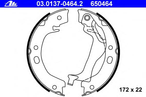 Compre 4654002020 Toyota Sapatas do freio traseiras de tambor