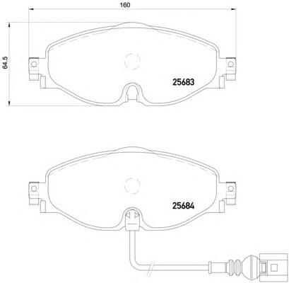 DP22150 EBC Brakes Sapatas do freio dianteiras de disco