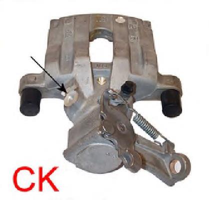 Suporte do freio traseiro esquerdo 5542115 General Motors