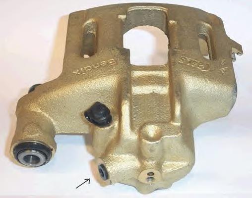 Suporte do freio dianteiro direito 00004401A5 Peugeot/Citroen