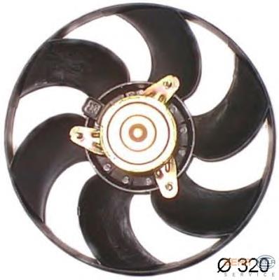 721524 Hans Pries (Topran) Ventilador elétrico de esfriamento montado (motor + roda de aletas)