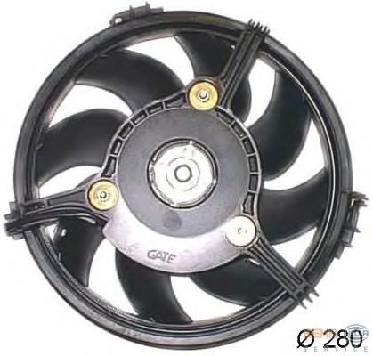 Compre 8D0959455J VAG Ventilador elétrico de esfriamento montado (motor + roda de aletas)
