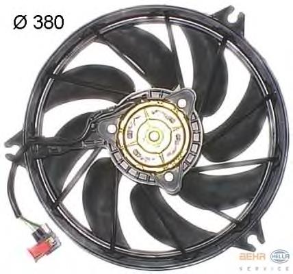 Compre DER21007 Denso Ventilador elétrico de esfriamento montado (motor + roda de aletas)