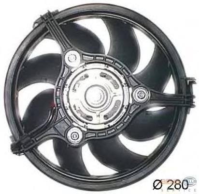 8D0959455N VAG Ventilador elétrico de esfriamento montado (motor + roda de aletas)