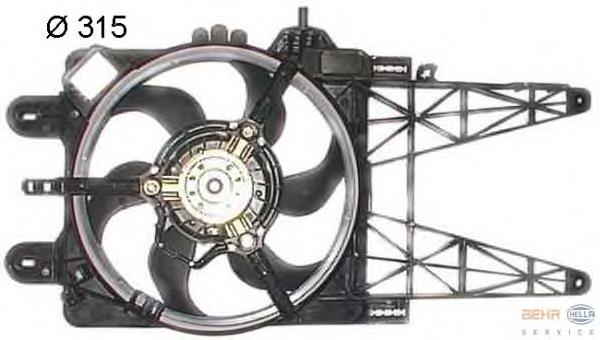 Difusor do radiador de esfriamento, montado com motor e roda de aletas Fiat/Alfa/Lancia 46785738 preço, a partir de 74,91 USD