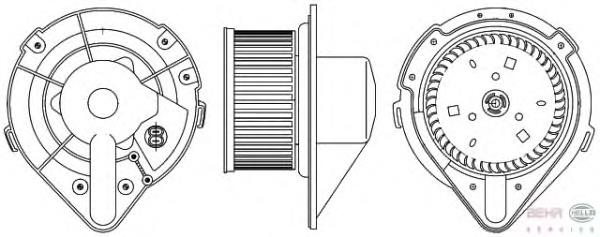 Compre 191820021 VAG Motor de ventilador de forno (de aquecedor de salão)