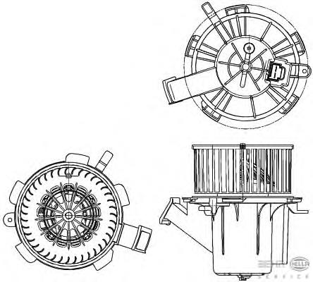 Motor de ventilador de forno (de aquecedor de salão) Mercedes A4518300108 preço, a partir de 87,28 USD