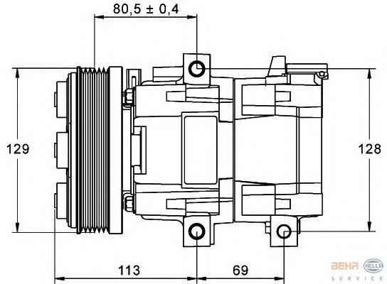 Compressor de aparelho de ar condicionado Mazda EC056145Z preço, a partir de 90,39 USD
