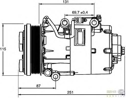 Compressor de aparelho de ar condicionado Ford 1405865 preço, a partir de 45,40 USD