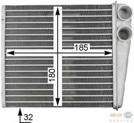 Radiador de forno (de aquecedor) Dasis 049007N preço, a partir de 52,21 USD