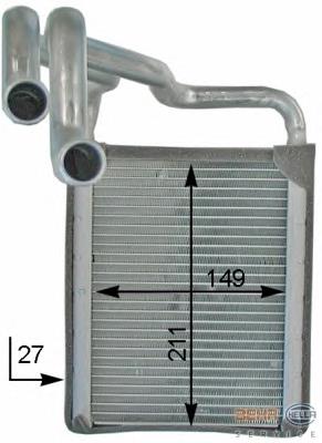 Radiador de forno (de aquecedor) HC971382L000 Mando