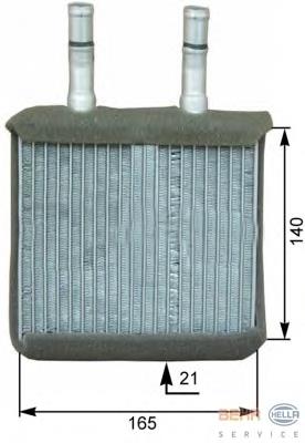 AH171000P Mahle Original Radiador de forno (de aquecedor)