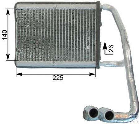 971382F000 Hyundai/Kia Radiador de forno (de aquecedor)