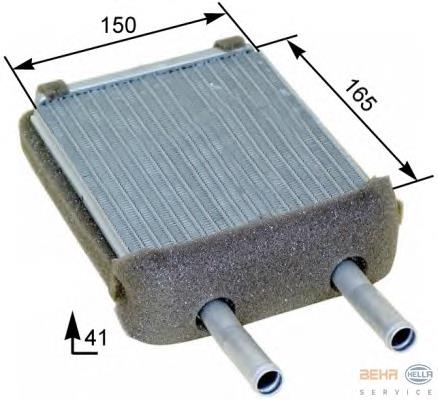 Compre 9712324000 Hyundai/Kia Radiador de forno (de aquecedor)