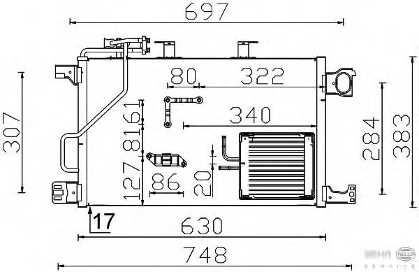 Radiador de aparelho de ar condicionado NRF 35774 preço, a partir de 243,13 USD