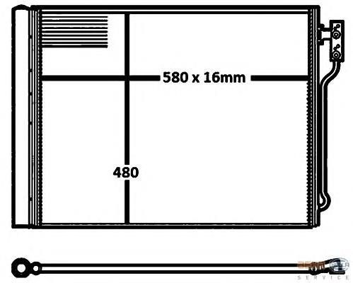 Radiador de aparelho de ar condicionado BMW 64539350374 preço, a partir de 95,07 USD