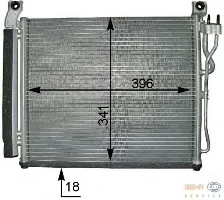 9760607500 Hyundai/Kia Radiador de aparelho de ar condicionado