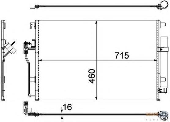 Radiador de aparelho de ar condicionado VAG A9065000054 preço, a partir de 126,91 USD