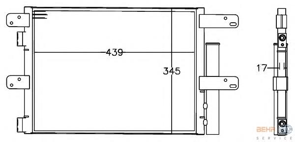 Radiador de aparelho de ar condicionado Nissens 940096 preço, a partir de 108,93 USD