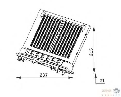 2118300961 Mercedes Aquecedor elétrico de ar do sistema de calefacção de salão