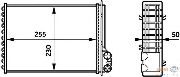 6025170678 Renault (RVI) Radiador de forno (de aquecedor)