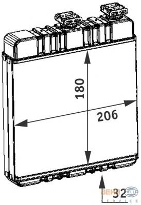 0370150006 Depo/Loro/Abakus Radiador de forno (de aquecedor)