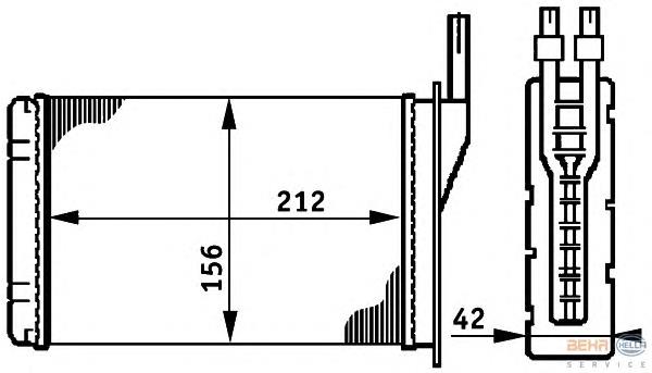 6005N81 Polcar Radiador de forno (de aquecedor)