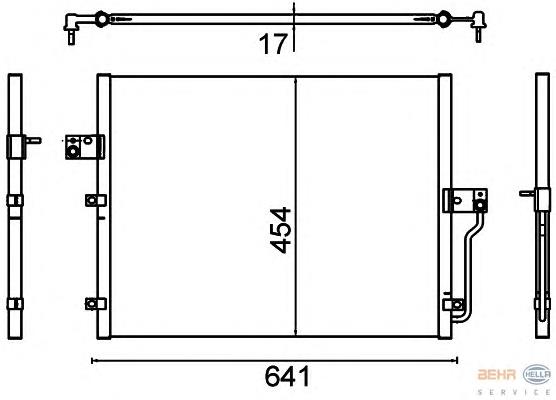 Compre 6840009002 Ssang Yong Radiador de aparelho de ar condicionado